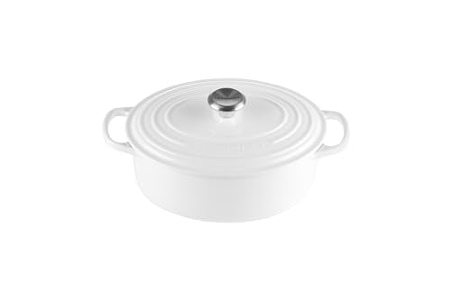 Enameled Cast Iron Oval Dutch Oven