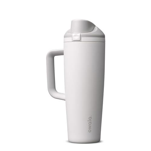 FreeSip Tumbler Stainless Steel Water Bottle 30 oz Shy Marshmallow (Shy Marshmalllow / 30 Ounces)