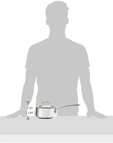 Cuisinart 419-14 Contour Stainless 1-Quart Saucepan with Cover - Nestoria