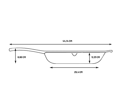 Blacklock 10.25 Inch Lightweight Cast Iron Skillet (10.25" (Pack of 1))
