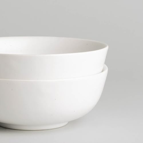 Ramen Set Includes 2 Ramen Bowls and 2 Pairs of Chopsticks (Dove Gray Ramen)
