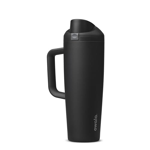 FreeSip Tumbler Stainless Steel Water Bottle 30 oz Very (Very, Very Dark / 30 Ounces)