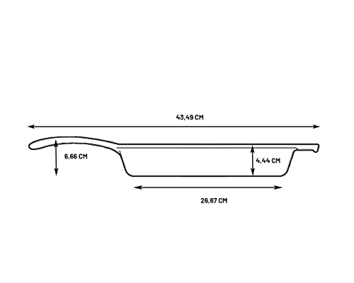 Square Cast Iron Grill Pan (10.5-Inch Grill Pan)