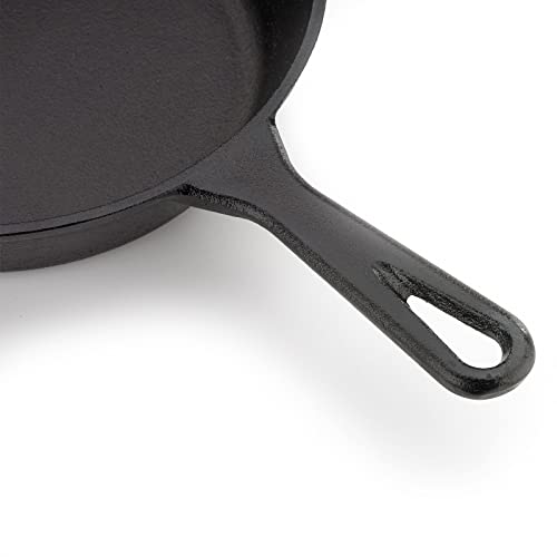 Pre Seasoned Cast Iron Skillet (8-Inch (1-Pack) / Black)