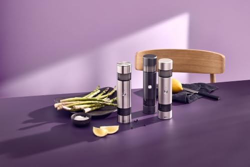 Electric pepper and salt mill double imill duo ceramic
