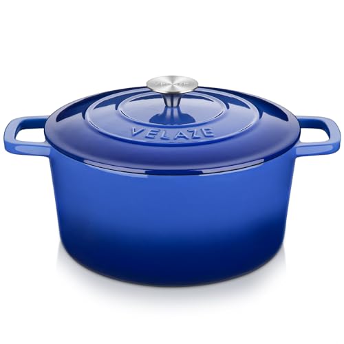 6 QT Enameled Cast Iron Dutch Oven Pot with Lid