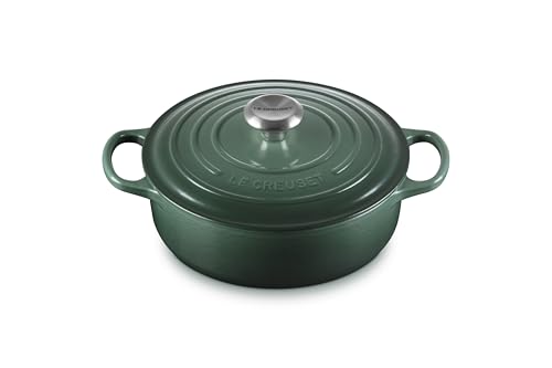 Enameled Cast Iron Round Wide Dutch Oven