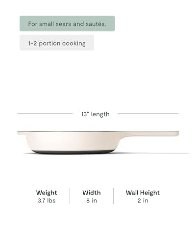 8" Cast Iron Skillet Pan
