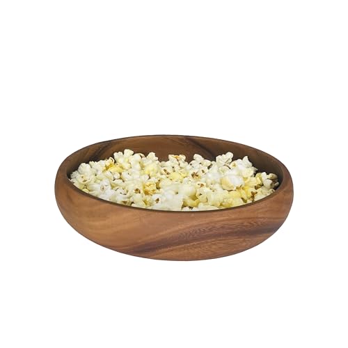 Woodard & Charles Acacia Wood Multipurpose Serving Bowl (8" x 1.5" Set of 1)