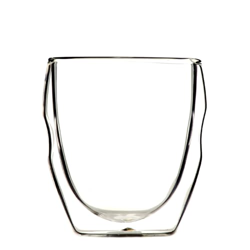 Moderna Artisan Series Double Wall 8 oz Beverage Glasses (8 Ounces)