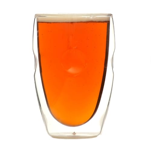 Moderna Artisan Series Double Wall 12 oz Beverage Glasses (12 Ounces)