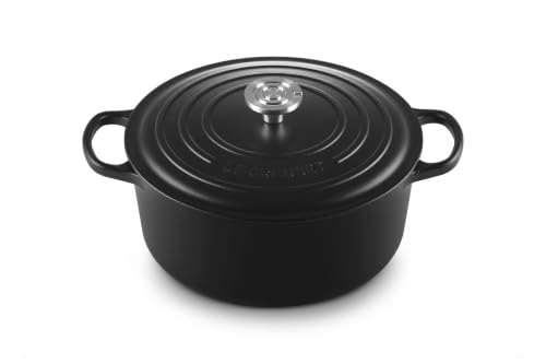 Enameled Cast Iron Round Dutch Oven