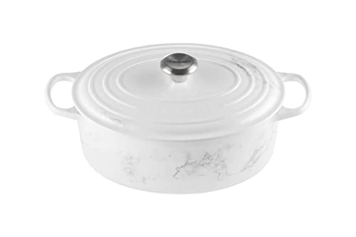 Enameled Cast Iron Oval Dutch Oven