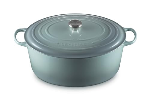 Enameled Cast Iron Oval Dutch Oven