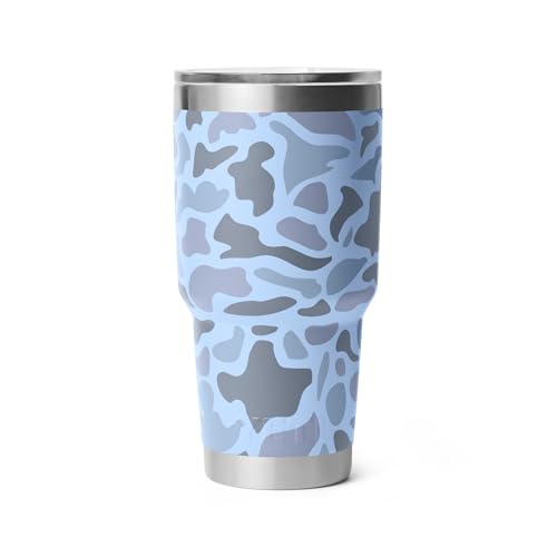 Rambler 30 oz Tumbler (Blue Camo)