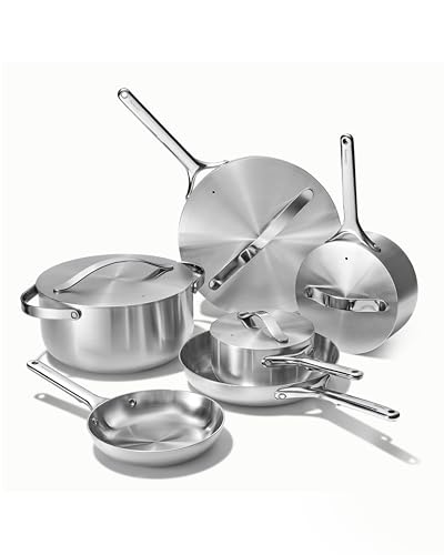 16 Piece Stainless Steel Deluxe Cookware Set
