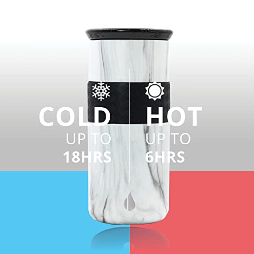 Artisan 16oz Triple (16 Ounces / White Marble)