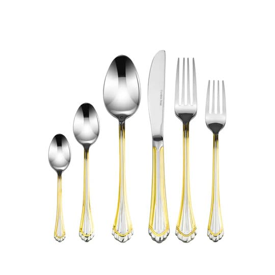 75 Pc Luxury Flatware Set for 12 w
