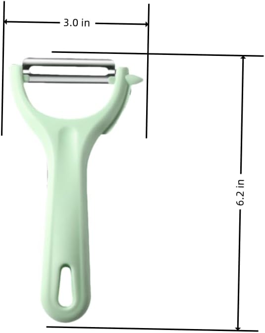 Fanmusic Swivel peelers - potato peelers,Fruit and vegetable peelers for kitchen (I+Y 2 pieces)