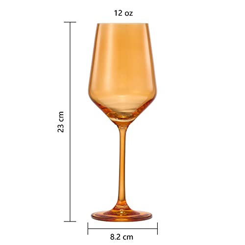 Colored Wine Glass Set