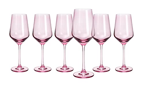 Pink Wine Glasses Stemware Collection (6 Count)