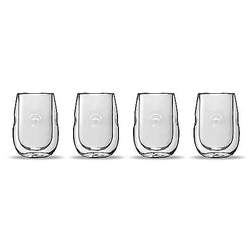 Moderna Artisan Series Double Wall Insulated 10 oz Wine Glasses