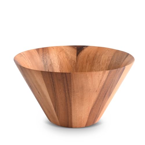 Acacia Wood Serving Bowl (7.5" Tall x 12" Diameter)