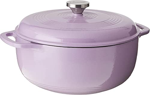 7.5 Quart Enameled Cast Iron Oval Dutch Oven with Lid