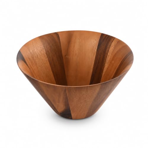 Acacia Wood Serving Bowl (7.5" Tall x 12" Diameter)