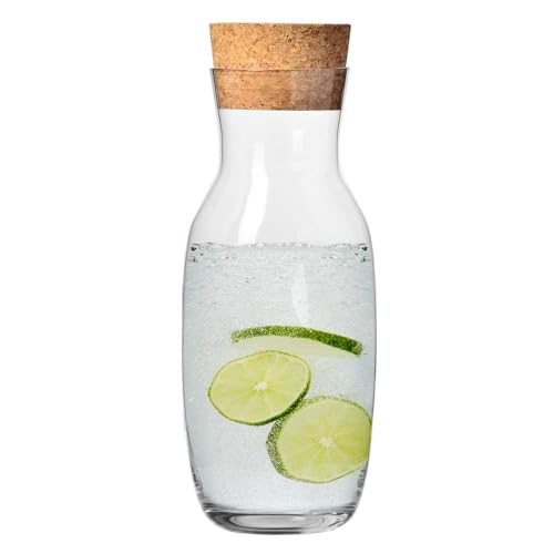 Water Carafe with Cork Stopper