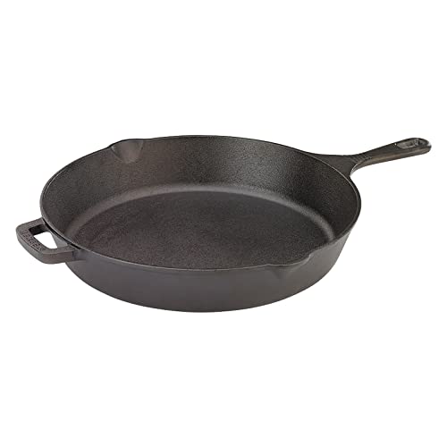 Pre Seasoned Cast Iron Skillet (12-Inch (1-Pack) / Black)