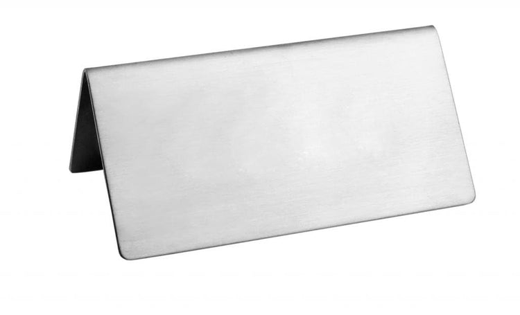 Stainless Steel Table Tent Sign (6 Count)