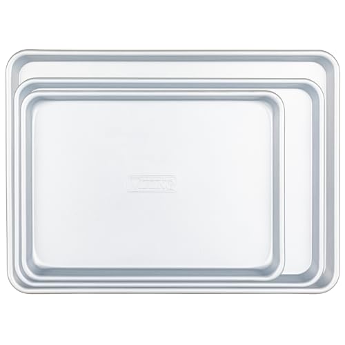 Premium 3 Piece Nonstick Baking Sheet Pan Set