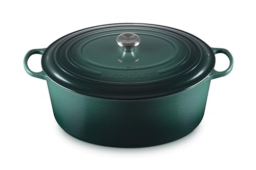 Enameled Cast Iron Oval Dutch Oven
