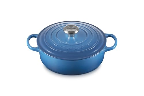 Enameled Cast Iron Round Wide Dutch Oven