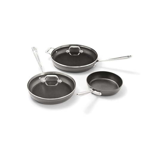 HA1 Hard Anodized Nonstick Fry Pan Set
