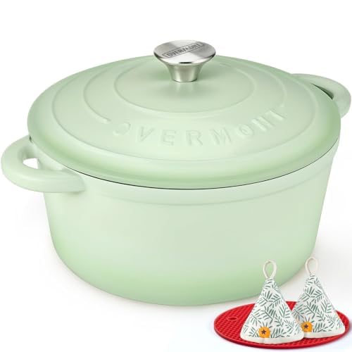 Enameled Cast Iron Dutch Oven (4.5 Quart / Verdant)