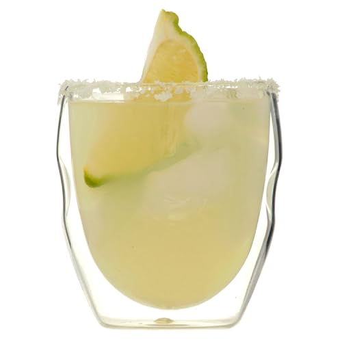 Moderna Artisan Series Double Wall 8 oz Beverage Glasses (8 Ounces)