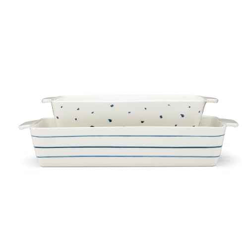 Blue Bay Dinnerware & Serveware Collection (Rectangular Baker, Set of 2)