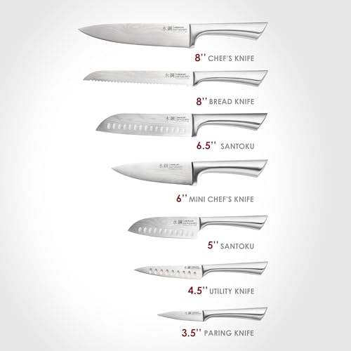 Damashiro 8 Piece Satori Knife Block