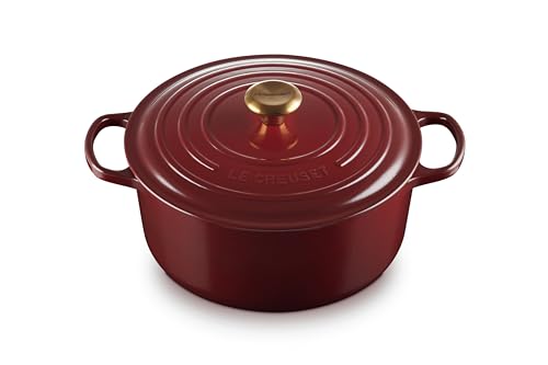 Enameled Cast Iron Round Dutch Oven
