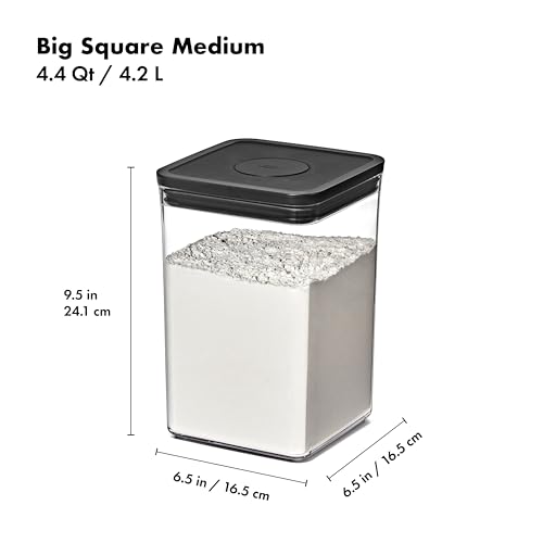 Good Grips POP Container (4.4 Qt (Pack of 1) / Matte Black)
