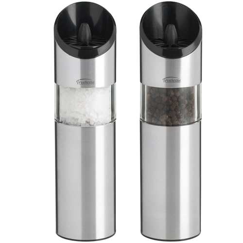 Graviti Battery Operated Salt & Pepper Mill Set