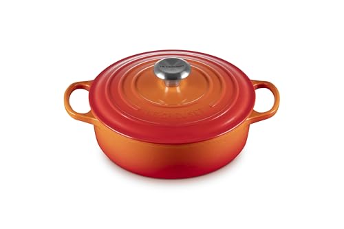 Enameled Cast Iron Round Wide Dutch Oven