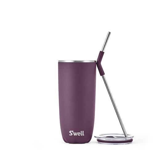 Stainless Steel Tumbler with Straw and Slide
