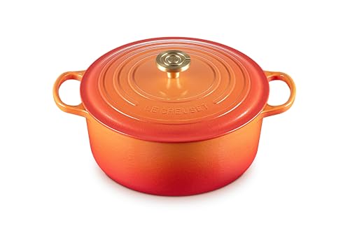 Enameled Cast Iron Round Dutch Oven
