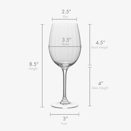 Cheers White Wine Glasses Set of 4