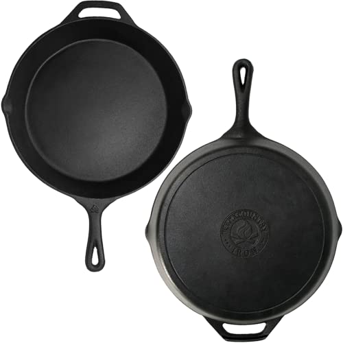 10-1/4 Inch Round Medium Pre-Seasoned Cast Iron Skillet (10 inch)