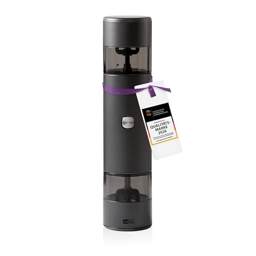 Electric pepper and salt mill double imill duo dark gray