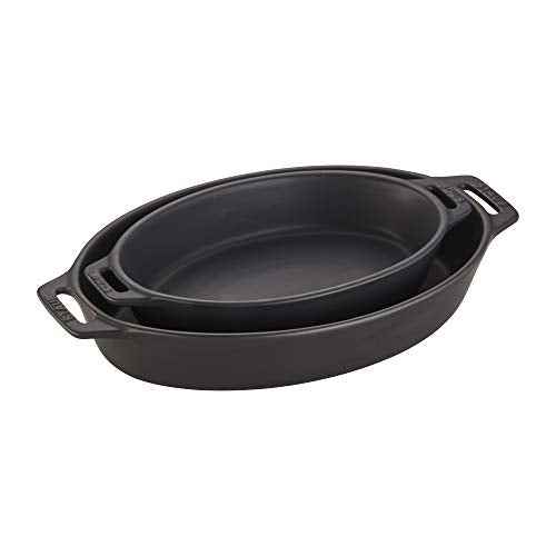 Ceramic 2 piece Oval Baking Dish Set (2 Count)